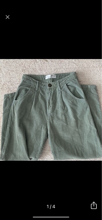 Pull bear kadife pantolon