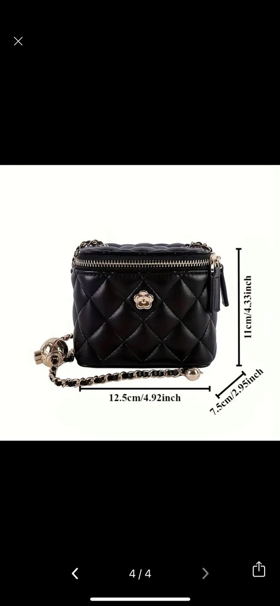 Chanel model mini kutu çanta - Görsel 4