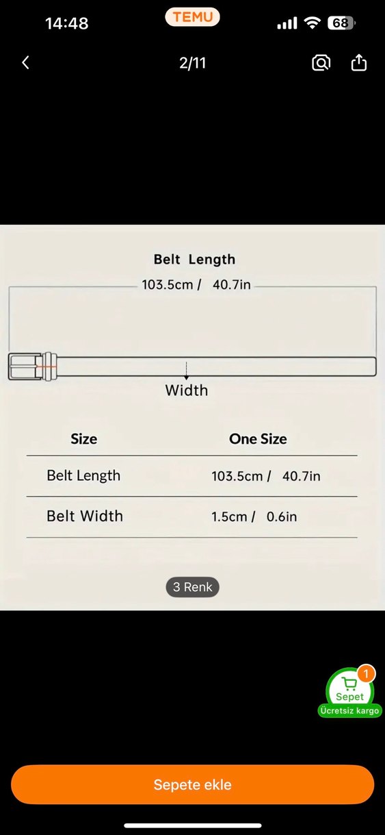 Zara model kemer - Görsel 2