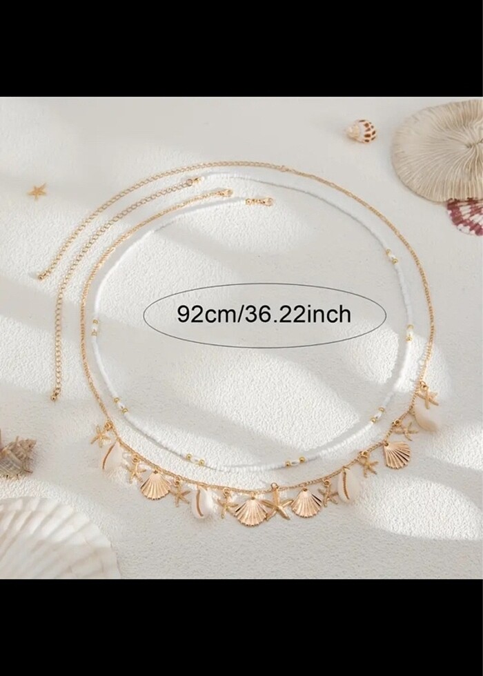 İthal ikili bel zinciri bel aksesuarı - Görsel 4