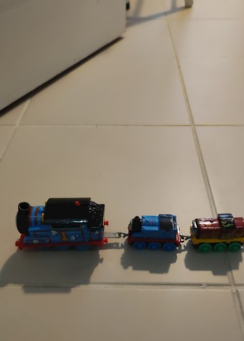 Mavi Mini Tren Thomas Oyuncak tiren Seti - Görsel 2