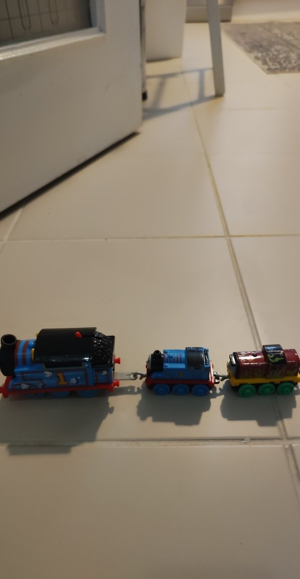 Mavi Mini Tren Thomas Oyuncak tiren Seti - Görsel 3