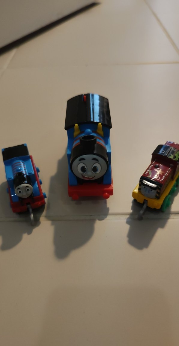 Mavi Mini Tren Thomas Oyuncak tiren Seti - Görsel 4