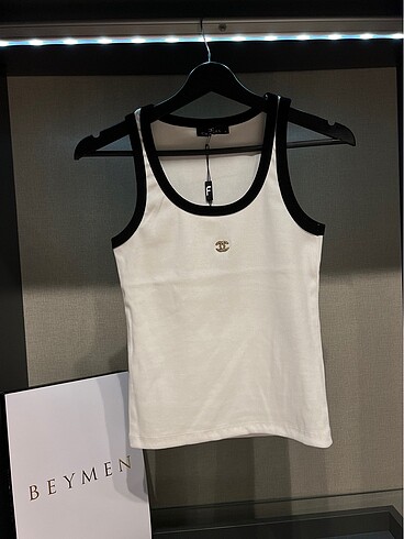 CHANEL BEYAZ ÜST TAŞLI