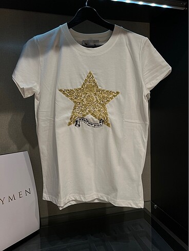 DIOR GOLD YILDIZLI T-SHIRT