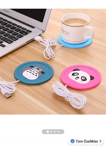 Beden Usb Isıtıcılı Bardak Altlığı - flamingo