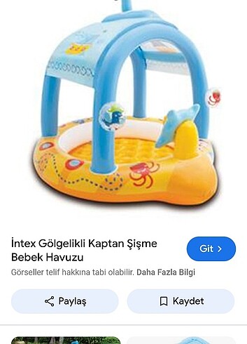 Beden Intex marka Şişme Çocuk Havuzu