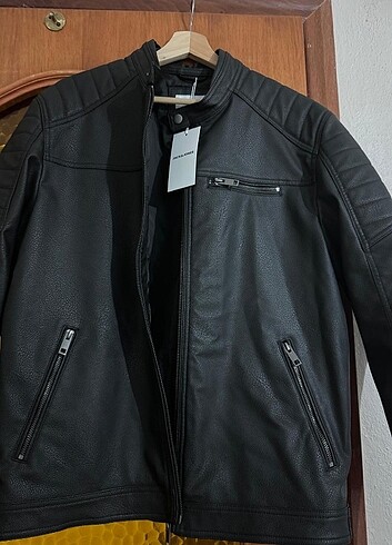 JACK& JONES Deri Erkek Ceket