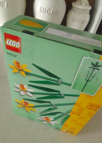  Beden LEGO Sarı ve Beyaz Çiçek Seti