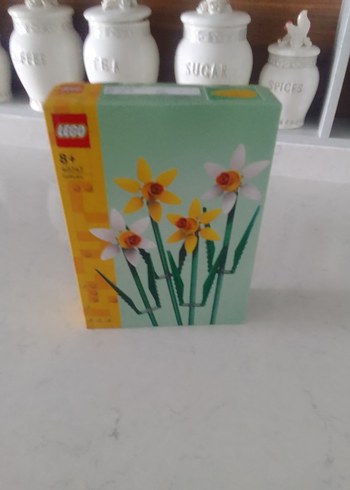  Beden Renk LEGO Sarı ve Beyaz Çiçek Seti