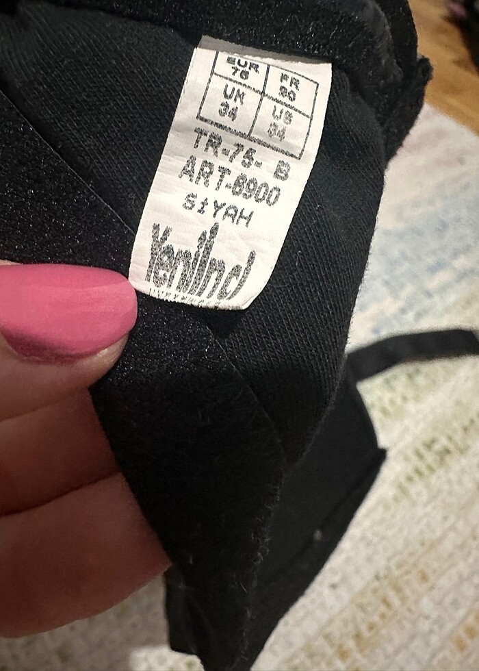 Siyah Multiway Sütyen 75 beden - Görsel 3