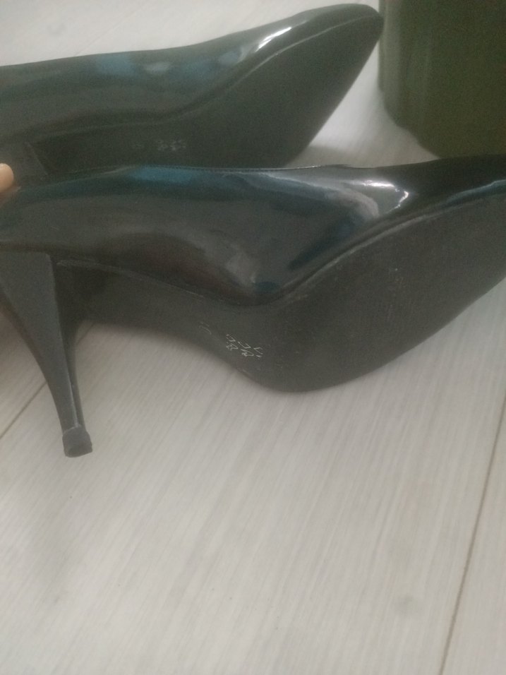 Siyah Kadın Stiletto Ofis Ayakkabısı - Görsel 3
