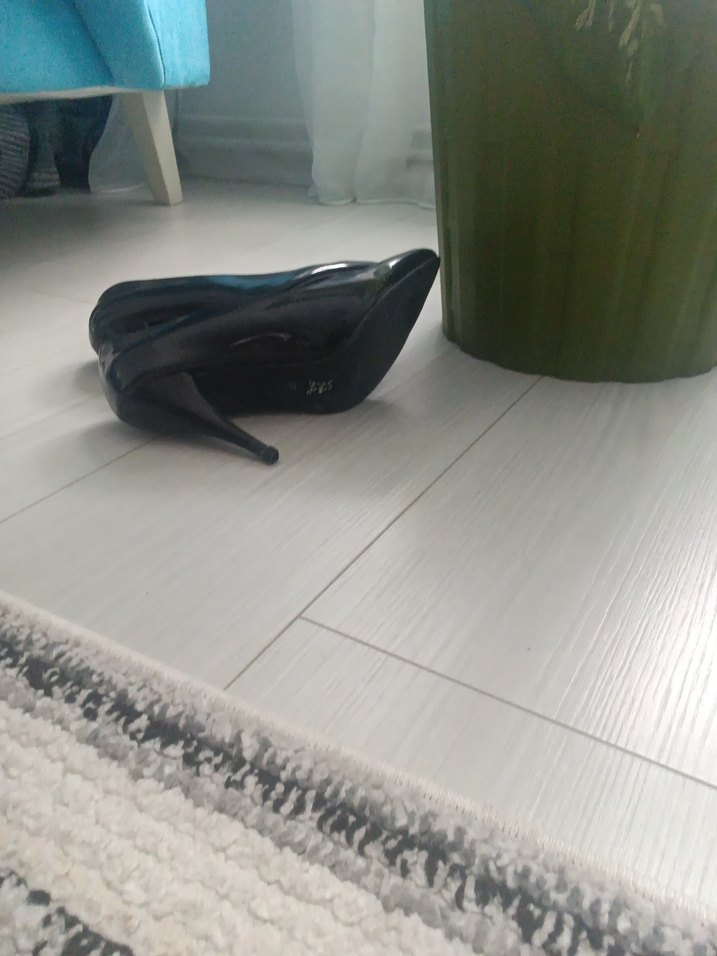 Siyah Kadın Stiletto Ofis Ayakkabısı - Görsel 4