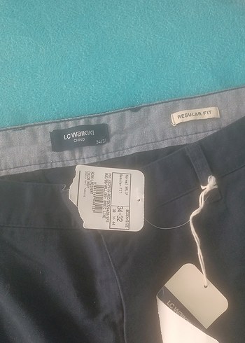 Lacivert Kemerli Regular Fit Erkek chinoPantolon - Görsel 2