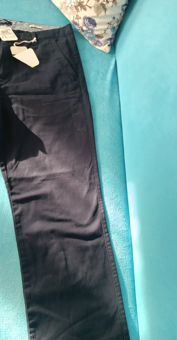 Lacivert Kemerli Regular Fit Erkek chinoPantolon - Görsel 3