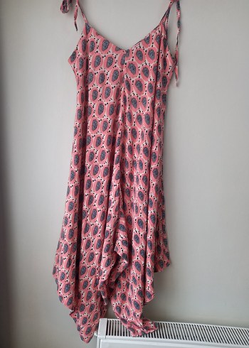 Pembe Bağlamalı Askılı Tulum - Görsel 8