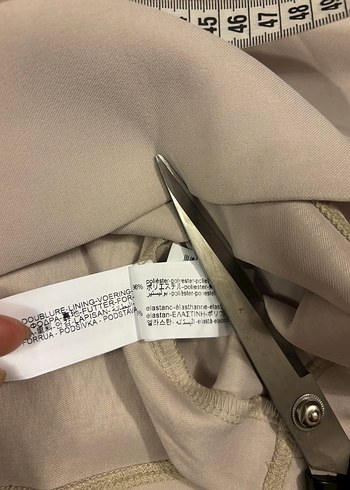 Bej gri  Yüksek Yakalı Kadın Sweatshirt - Görsel 6