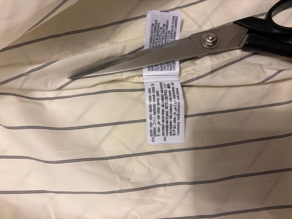 Kadın Beyaz Çizgili Düğmeli  Takım - Görsel 3