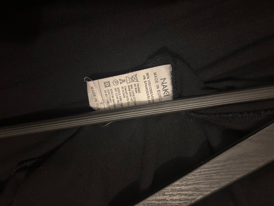 Siyah Uzun  Pardesü. Dökümlü, Uzun Kollu - Görsel 5