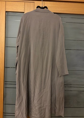 Gri Uzun Kollu Salaş kap - Görsel 2