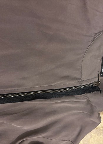 Gri Uzun Kollu Salaş kap - Görsel 3