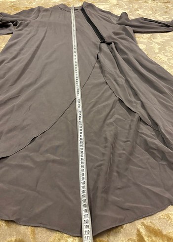 Gri Uzun Kollu Salaş kap - Görsel 4