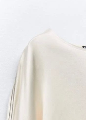 Kadın Beyaz viskoz kumaşlı şık bluz - Görsel 4