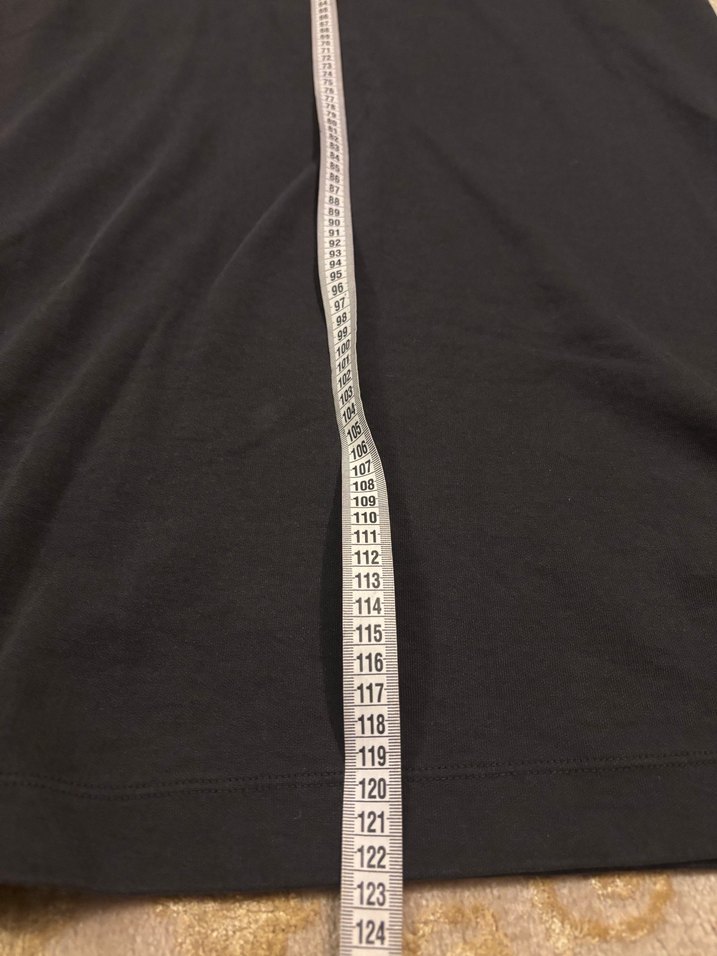 Antrasit füme renk Uzun Kollu Salaş Elbise - Görsel 3