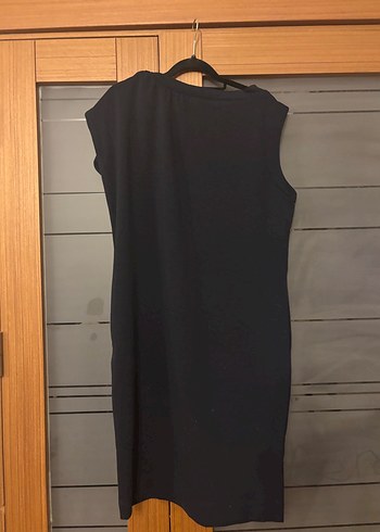 Lacivert elbise - Görsel 2