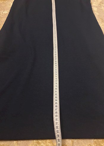 Lacivert elbise - Görsel 3