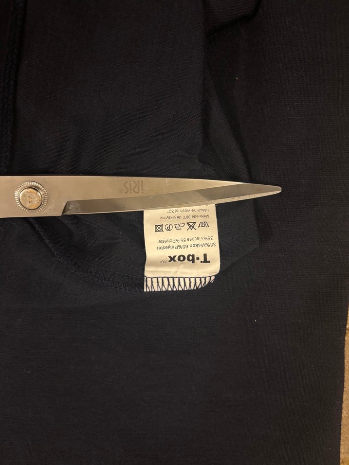 Lacivert elbise - Görsel 5