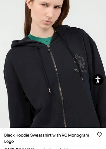 universal Beden Siyah Kapüşonlu Fermuarlı Sweatshirt