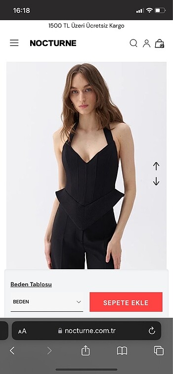 Nocturne Nocturne crop top