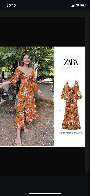 Zara elbise