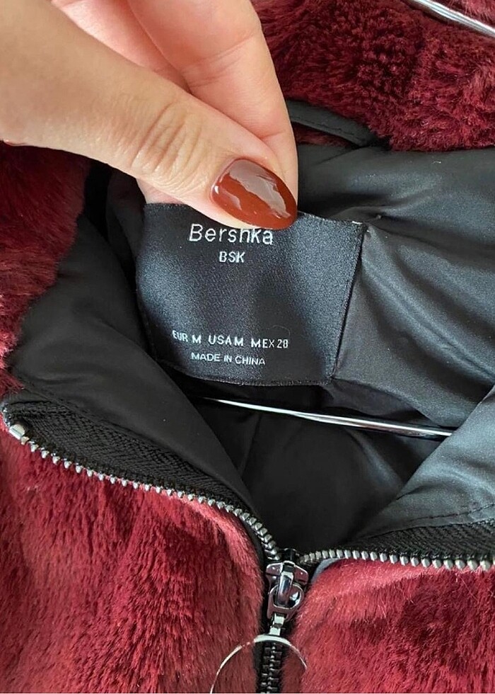 Bershka Peluş Mont - Görsel 3