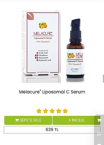 Melacure C serum