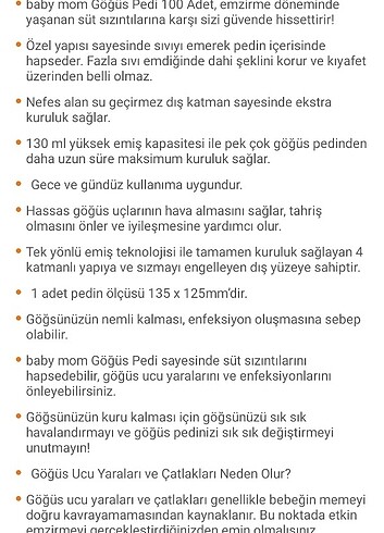  Göğüs Pedi