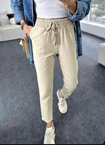 38 Beden Bej Gabardin Pantolon