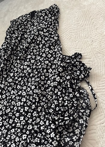 Pamuklu Çiçek Desenli Uzun  Eteği - Görsel 2