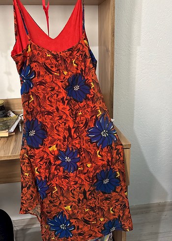 Çiçek Desenli Uzun Bohem elbise - Görsel 2