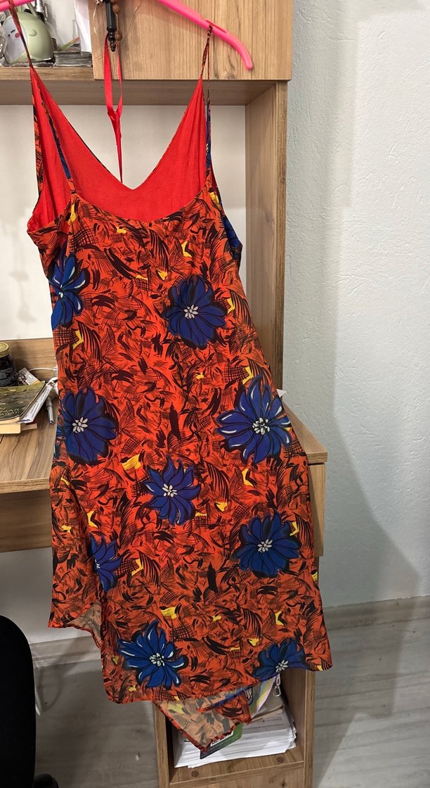 Çiçek Desenli Uzun Bohem elbise - Görsel 2