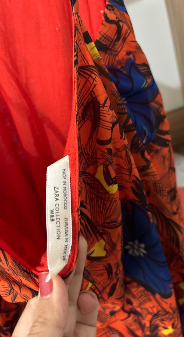 Çiçek Desenli Uzun Bohem elbise - Görsel 3