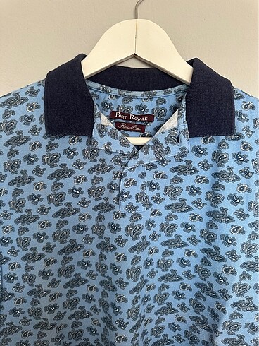 Erkek Polo Yaka Desenli T-Shirt