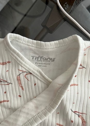 Baskılı Beyaz Gri Bebek Atlet - Görsel 2