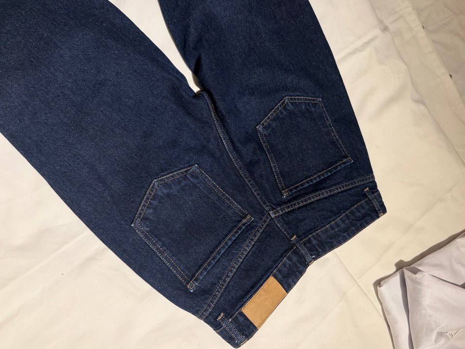 Lacivert Regular Fit Kadın Kot Pantolon — görsel 3/5