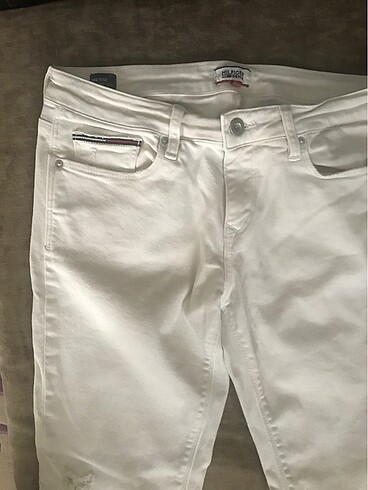 27 Beden beyaz Renk Tommy Hilfiger denim jeans