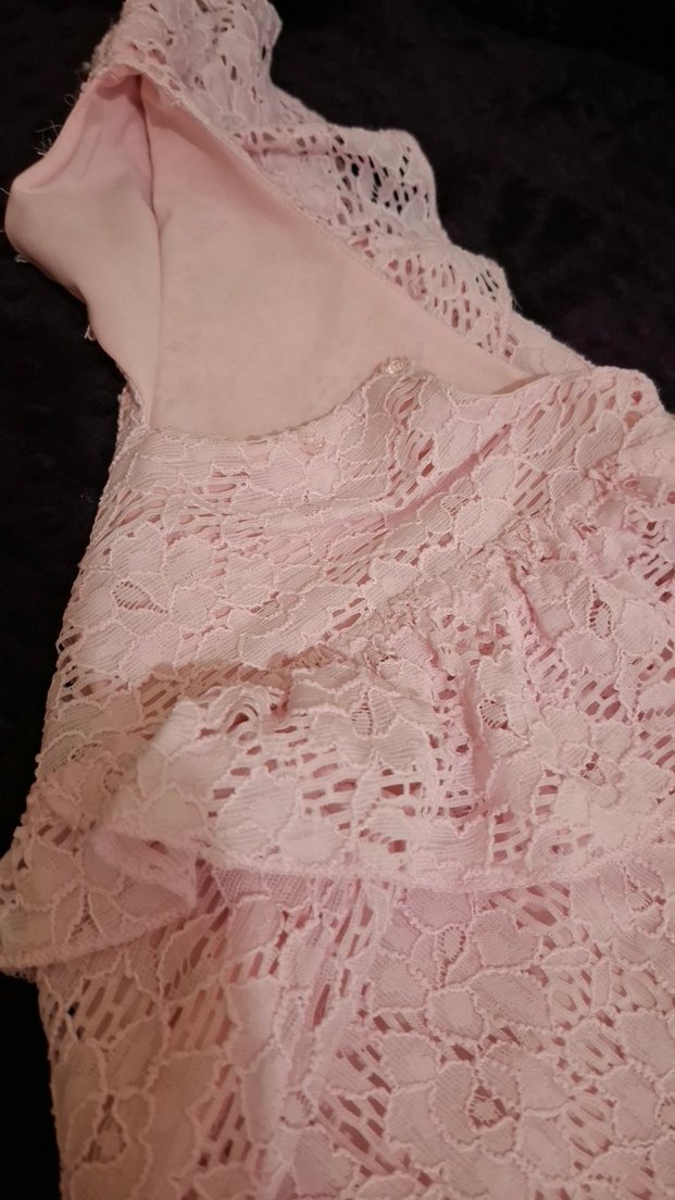 Kız Çocuk Dantelli Pembe Bohem Elbise - Görsel 4