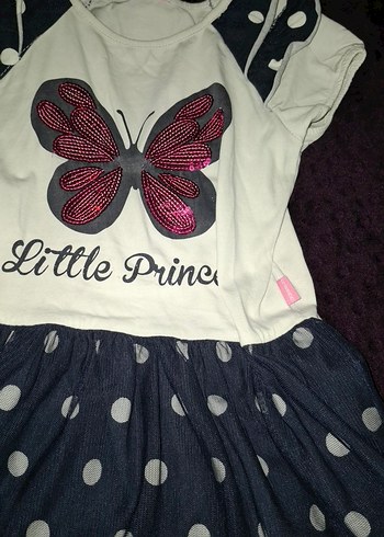 Kız Çocuk Puanlı Renkli Elbise - Görsel 3