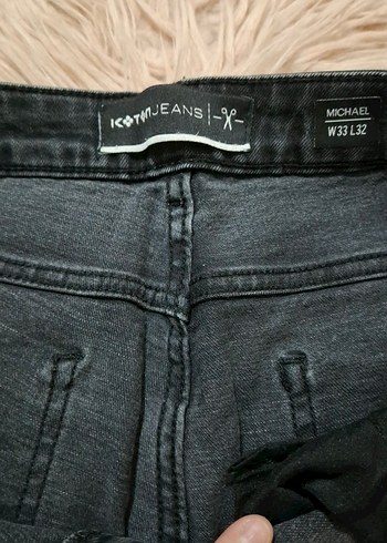 Erkek yırtık Detaylı Denim Pantolon - Görsel 4