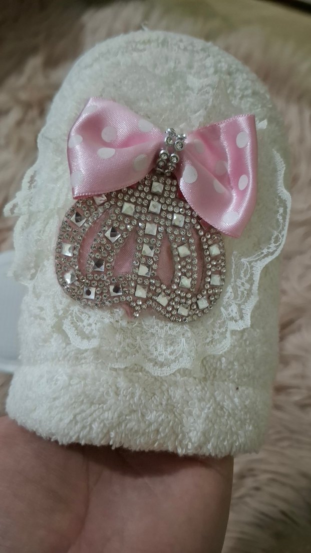 Dantel Detaylı Kadın Beyaz lohusa terliği - Görsel 3